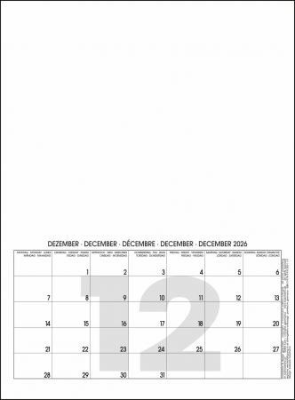 MINI WHITE BLANKOKALENDER DIY BASTEL SELBSTGESTALTEN